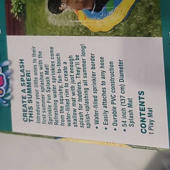 Splash N Fun Sprinkle Fun Splash Mat - Picture 3 of 3